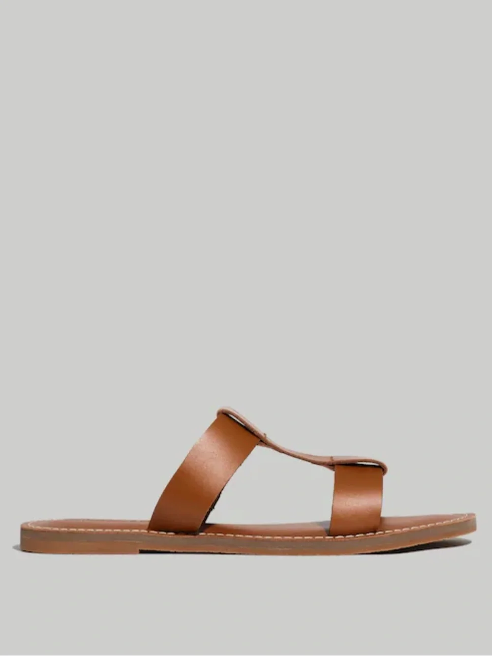 Madewell  Boardwalk T-Strap Slide Sandal Size 8